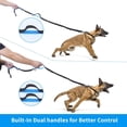 thumbnail image 3 of Correas para Perros Manos Libres, Correa de Entrenamiento Ajustable para Caminar, Pulsar y Correr, absorción de Impactos, Costuras cómodas y Reflectantes, 1 Pieza (Negro) ER, 3 of 5
