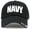 Black/White Classic, variant on US Navy Baseball Cap Military USA Vintage Adjustable Hat