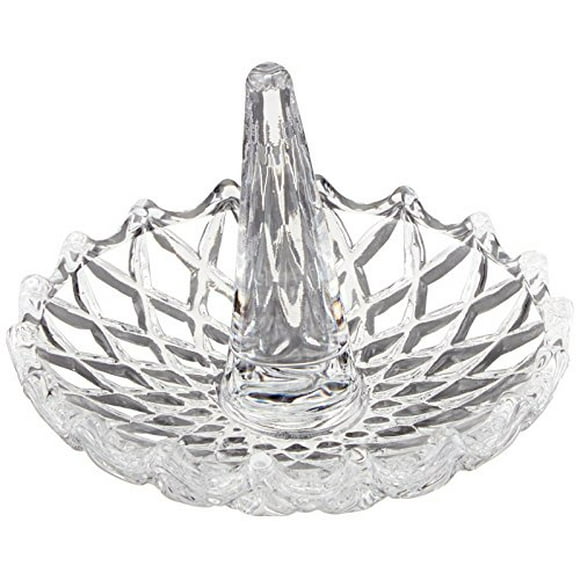 Fifth Avenue Crystal Glass Ring Holder