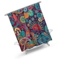 thumbnail image 3 of Matsuzay Cortina de tela de poliéster impermeable con estampado bohemio, cortinas de ducha para baño, cortina antibacteriana decorativa para Juegos de accesorios de baño No.06, 3 of 4