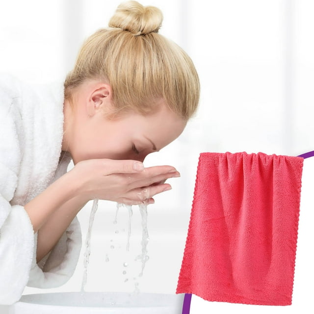 Toalla facial suave y absorbente – Toalla de baño de secado rápido para ducha, gimnasio, spa y viajes.