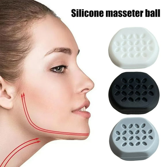 LJNYFDC BPA-free Jaw Exercise Device Silicone Jaw Exerciser Ball Set 6Pcs Portable Suitable for Men and Women Face Muscle Sculpting Jaw Bone Strengthener Jawline Shaper Trainer Toner Effective