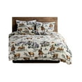 thumbnail image 2 of Hiend Accents Unisex 3Pc Ranch Life Reversible Duvet Cover Bedding Set Super - WS2138DS-SK-DF One Size, 2 of 5