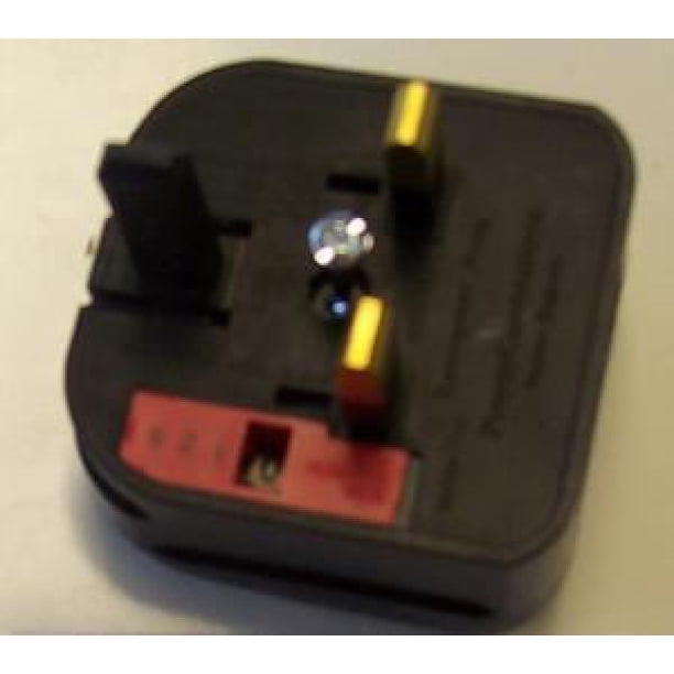 POWERCONNECTIONS USA to UK Converter Plug, 10A, Black