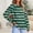 Army Green, variant on Coorders Women's Long Sleeve Tunic Tops, Crew Neck Striped Shirt with Long Sleeved, Casual Blouse T-Shirt ,Yellow,Size XXL