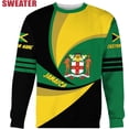 thumbnail image 3 of Personalized Jamaica Shirt Custom Jamaica Flag Lion Hoodie for Men and Women, Jamaican Pride Hoodie, Jamaicana Hoodie (T-shirt, 3XL), 3 of 9
