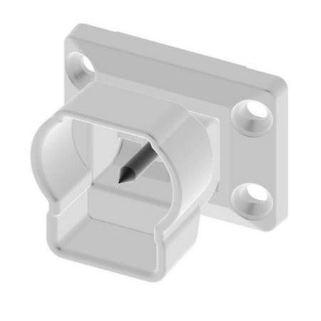 

Key-Link Fencing & Railing 935026004-12 Swivel Vertical Mounting Bracket Tex White - Pack of 4