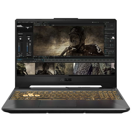 ASUS TUF F15 Laptop Gray (Intel i5-10300H 4-Core, 15.6" Full HD (1920x1080), 8GB RAM, 256GB m.2 SATA SSD + 1TB HDD, NVIDIA GTX 1650, Webcam, Wifi, Bluetooth, Backlit KB, HDMI, Win 10 Home)