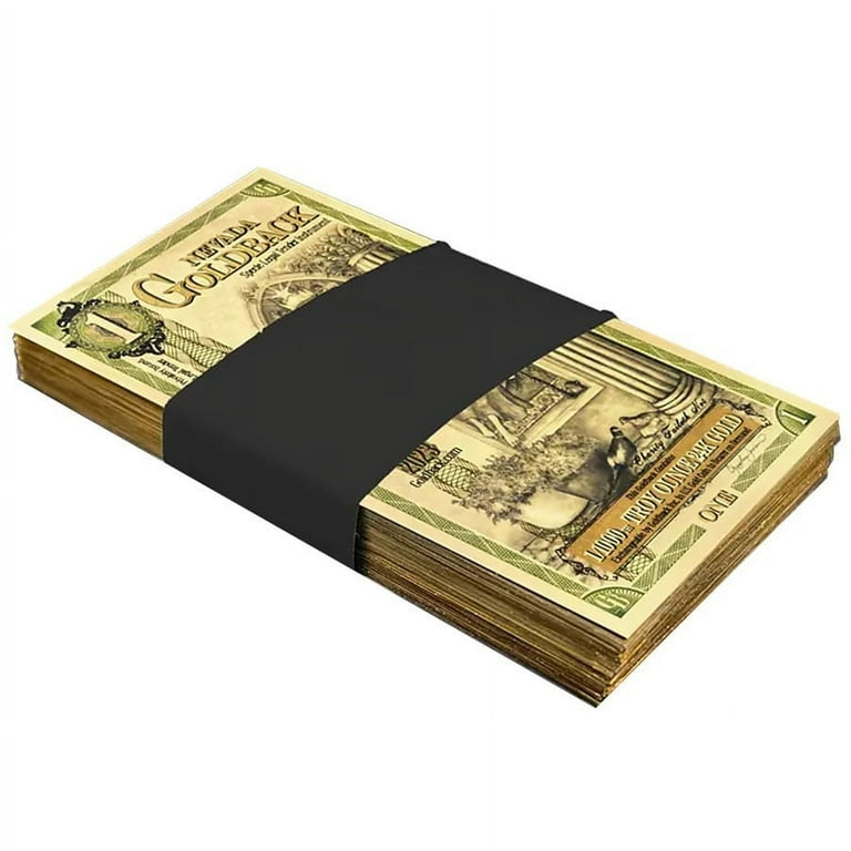 1 Nevada Goldback 1/1000 oz 24K Gold Foil Aurum Note - Walmart.com