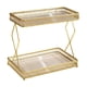 thumbnail image 3 of Organizador de encimera de baño jinwen maquillaje de pie doble capa, 3 of 5