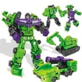 thumbnail image 6 of Deformation Toys 6 In 1 Mini Combiner Action Figure Robot Toys War For Cybertron Figure Gift Set, 6 of 8