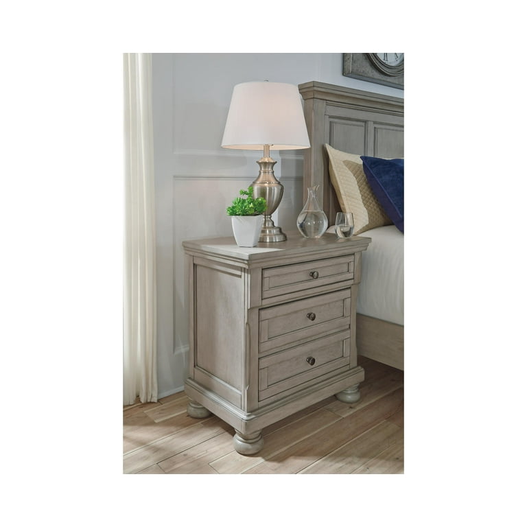 Lettner Nightstand - Light Gray Lettner Nightstand - Light Gray