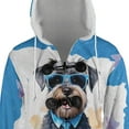 thumbnail image 4 of Happy Father's Day Best Schnauzer Cool Dad Ever All Over Print 3D Hooded Duffle Toggle Coat Miniature Schnauzer Dog Lover - 12007, 4 of 6