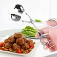 thumbnail image 5 of Huayishang Kitchen Clips Stainless Steel Meatball Maker Meatball Clip Diy Fish Ball Mold Food Clip Kitchen Creative Meatball Maker, Kitchen Essentials Clearance Sale Silver, 5 of 8