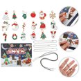thumbnail image 3 of 1 caja de los colgantes de aleación del tema de la Navidad Santa Snow Colgante Adornos para Fiesta, 3 of 5