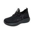 thumbnail image 3 of Domzle Womens Orthopedic Shoes with Arch Support Slip On Wide Width Sneakers Non-Slip Sole Lightweight Athletic Sneakers with Breathable Mesh, 3 of 7