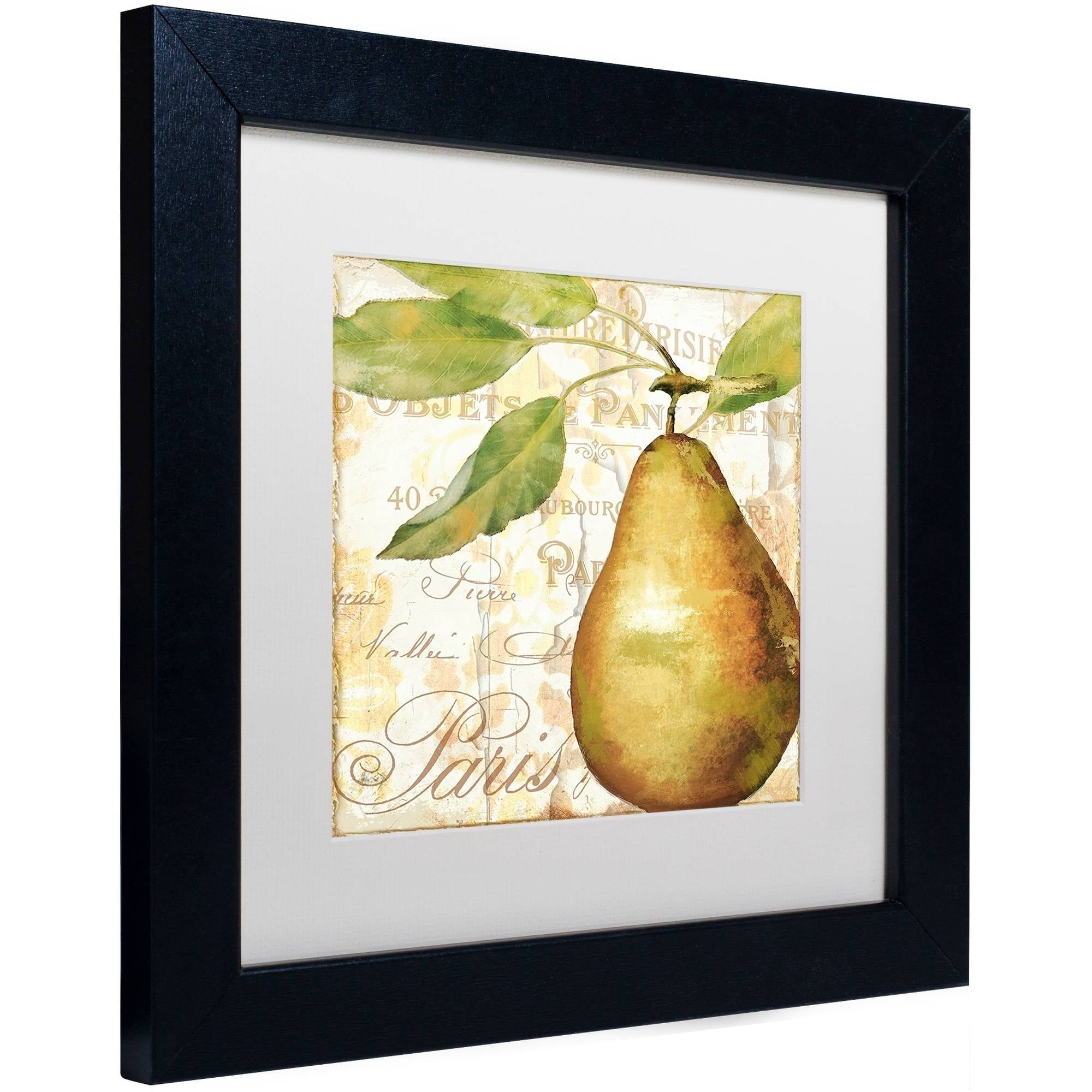 Trademark Fine Art "Cafe d?Or VI" Canvas Art by Color Bakery White Matte, Black Frame