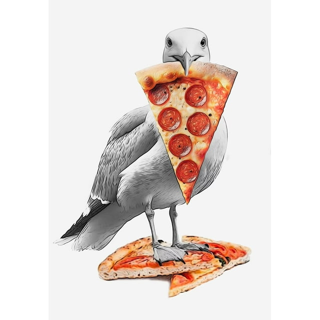 Cute Funny Animals Eat Something Sketch Posters and Prints Canvas Printing Wall Art HD Picture for Kitchen Restaurant Home Decor50 x 70 cm (without frame),SKU-12