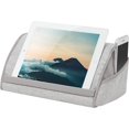 thumbnail image 1 of LapGear Heritage Microbead Tablet ow Stand with Phone Pocket - Gray Herringbone - Fits Most Tablets - Style No., 1 of 5