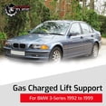 thumbnail image 5 of 2 Lift Supports Gas Struts Fits 1992-1999 BMW 3-Series E36, M3 Sedan Front Hood Engine Lid Cover Bonnet 1585BP 6341 SG302008 Springs Arms Dampers Rods, 5 of 6