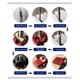 thumbnail image 3 of Kenally Abrazadera de riel en T, profesional, antioxidante, resistente, Color sólido, carpintería, carpintero, placa de prensa, accesorios de Accesorios para bloques patrón Talla 20 Azul, 3 of 6