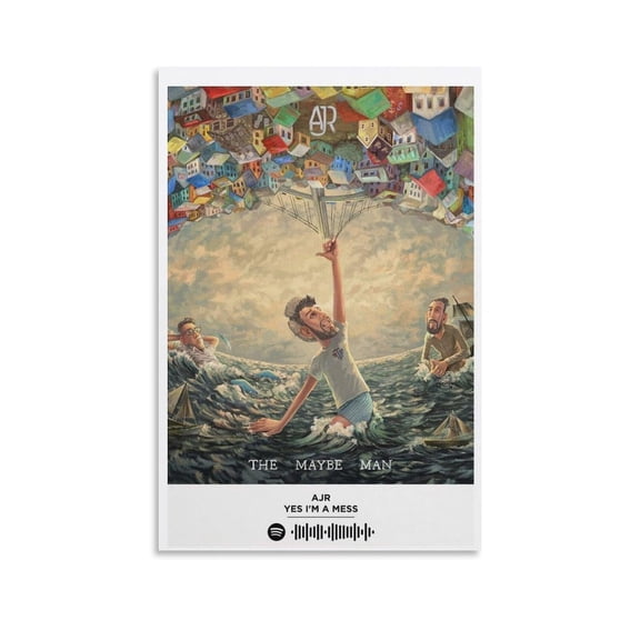 Ajr The Maybe Man Poster Canvas Poster Bedroom Decoration Landscape Office Valentine's Birthday Gift