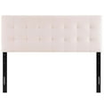 thumbnail image 3 of Ergode Lily Biscuit Tufted Full Performance Velvet Headboard - Pink, 3 of 5