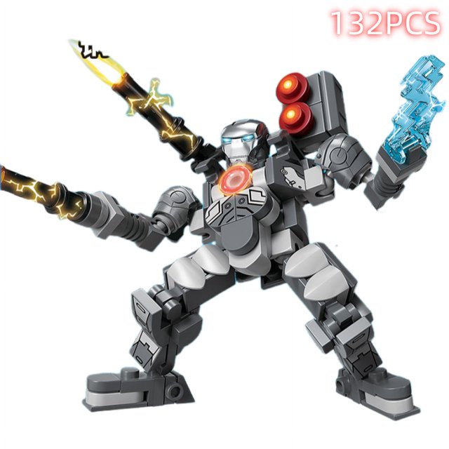 Bloques de construcción de Disney, Mini figuras en miniatura compatibles con Spiderman, Iron Man, Venom, capitán Hawk, Deadpool, armadura técnica, juguetes de regalo de ciudad
