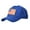 Royal Blue, variant on Unisex Adjustable Snap Closure USA Flag Embroidered Cap Hat