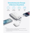 thumbnail image 2 of Anker Power Bank, 20,000mAh 30W Max Fast Portable Charger with Built-in USB-C and MFi Certified Lightning Cables, USB-C&A, Battery Pack Compatible for iPhone 17/16/15/14 Series, MacBook, Galaxy, 2 of 5