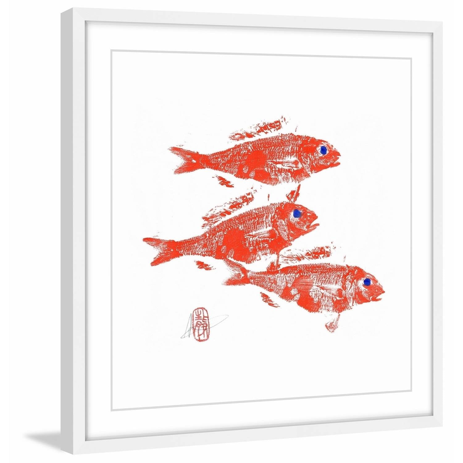 "Three Is Better than One" Framed Painting Print