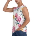 thumbnail image 3 of Haiem Men's Colorful Flowers Print Tank Tops Summer Sleeveless Cut Off Workout T-Shirts Fitness Vest Athletic Undershirts-Medium, 3 of 8