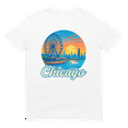 thumbnail image 3 of ItzUs Collections Chicago Retro Carnival Unisex Tee Shirt - Men's Sizes S-3XL, Color: White (Size 3XL), 3 of 4