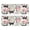 Husky Dog Flower, variant on Kitchen Rugs Sets Of 2,Pink Boston Terrier and Flower Anti Fatigue Kitchen Mat Rugs Non Slip Washable,Decorative Kitchen Floor Mats for Kitchen,Sink,Laundry,17"X47"