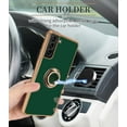 thumbnail image 5 of Compatible for Samsung Galaxy S21 Plus Case with Ring Holder Kickstand [with Magnetic] Soft TPU Shockproof Electroplated Protective Phone Case for Galaxy S21+ 5G Green, 5 of 13