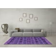 thumbnail image 3 of Ahgly Company Indoor Rectangle Abstract Purple Modern Area Rugs, 7' x 9', 3 of 4