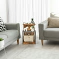 thumbnail image 4 of Gymax 3 Tier Sofa Side End Table Storage Shelf Accent Compact for Living Room Bedroom, 4 of 10