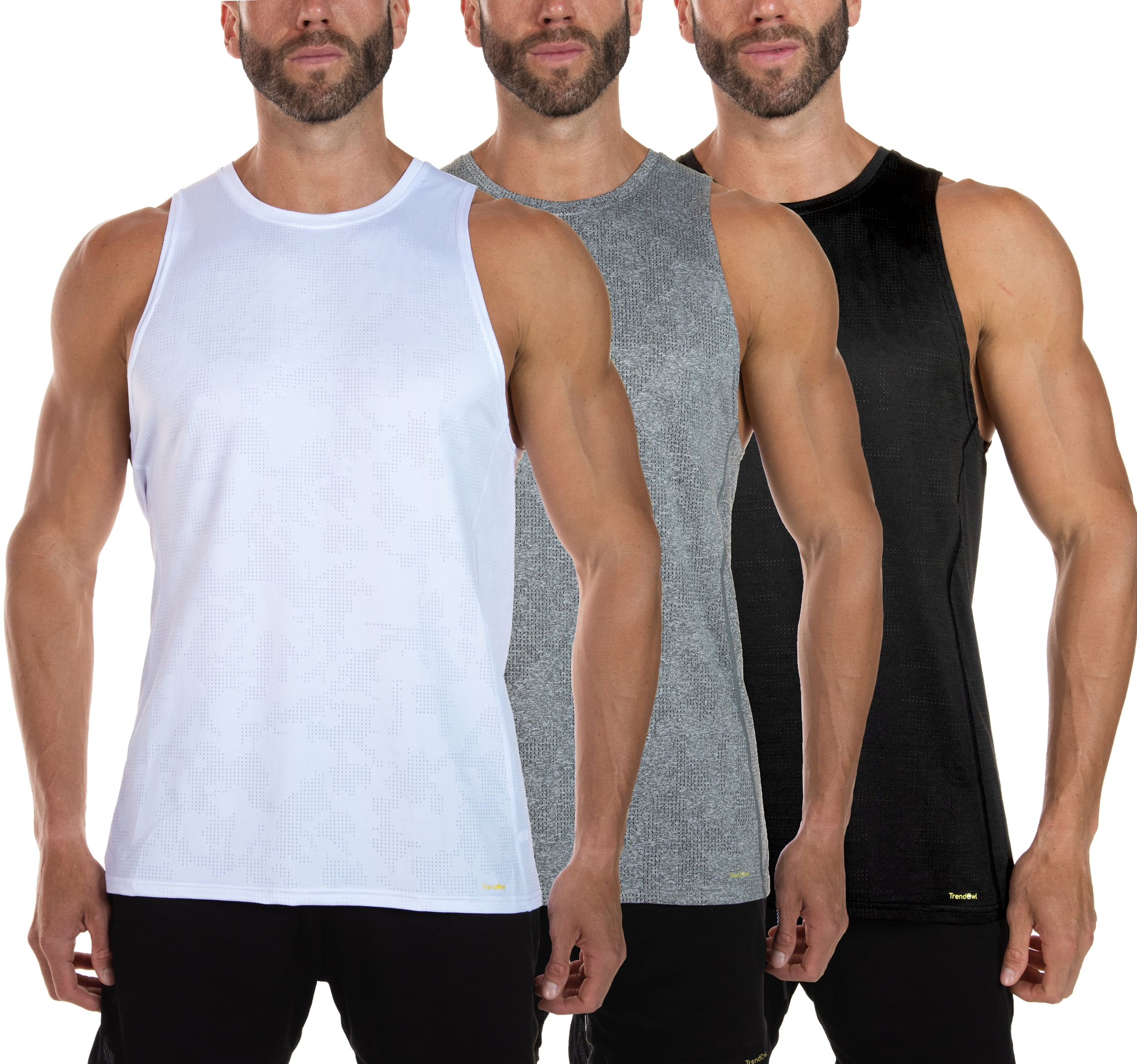 TrendOwl Tank Tops For Men 3 Pack, Sleeveless Shirts For Men, Muscle ...