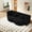 Black, variant on 78" Teddy Fabric Convertible Loveseat Sleeper Sofa Bed, Pull-Out Loveseat with Foam Filling, Convertible Sofa Bed Couch with No Assembly for Living Rooms, Playrooms, Black