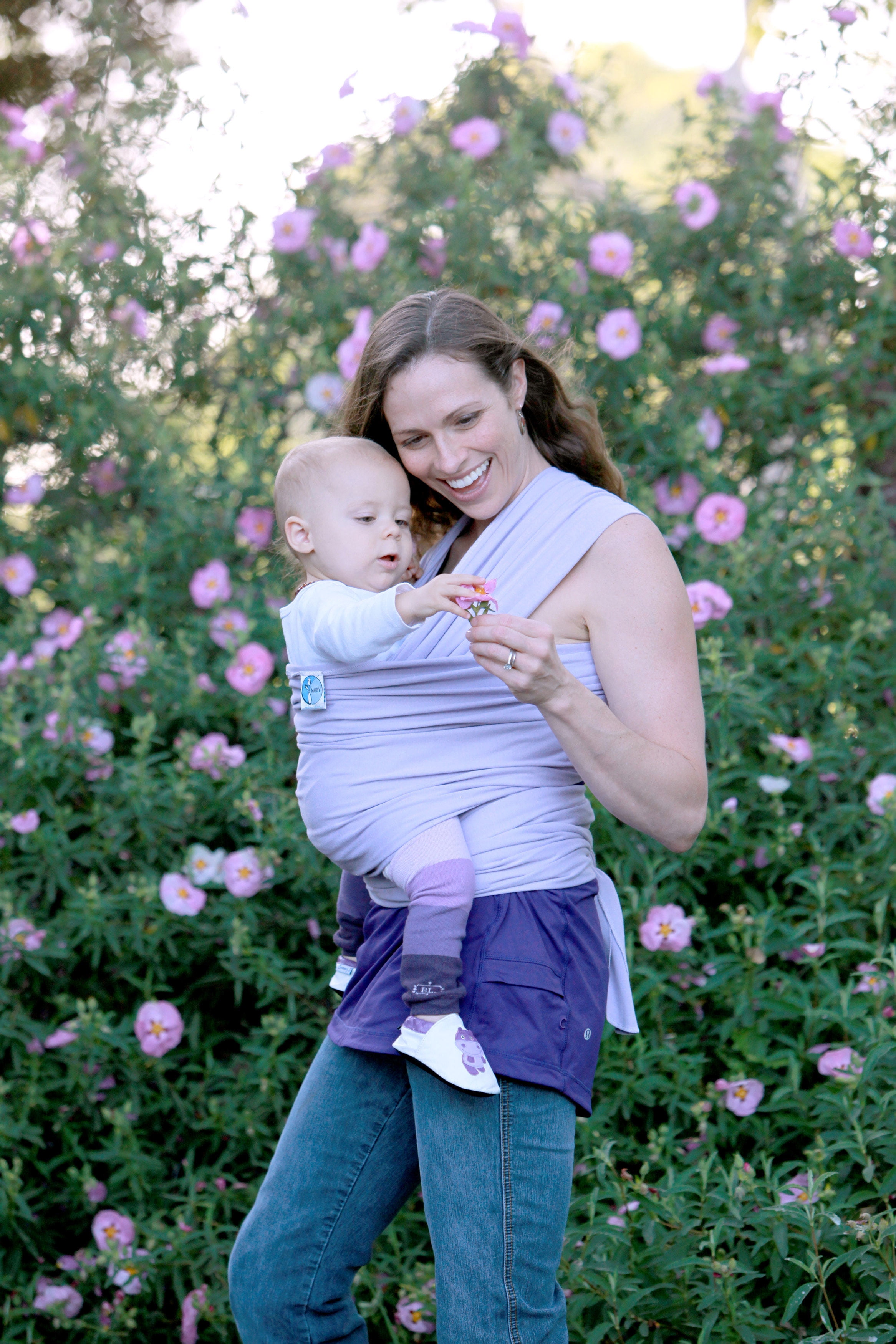 purple moby wrap
