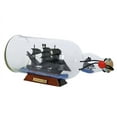 thumbnail image 5 of Hampton Nautical Captain Kidd's Adventure Galley Model Ship in a Glass Bottle 11" - Pirate Ship, 5 of 5