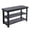 Black, variant on EDX 3-Tier Bamboo Shoe Rack Bench, 11.3 x 27.6 x 17.8 Inches Compact Storage Organizer with 286lb Capacity for Entryway, Bedroom and Living Room, Wood