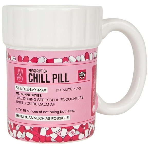 Tasse à Café en Céramique 12oz avec Prescription Chill Pill