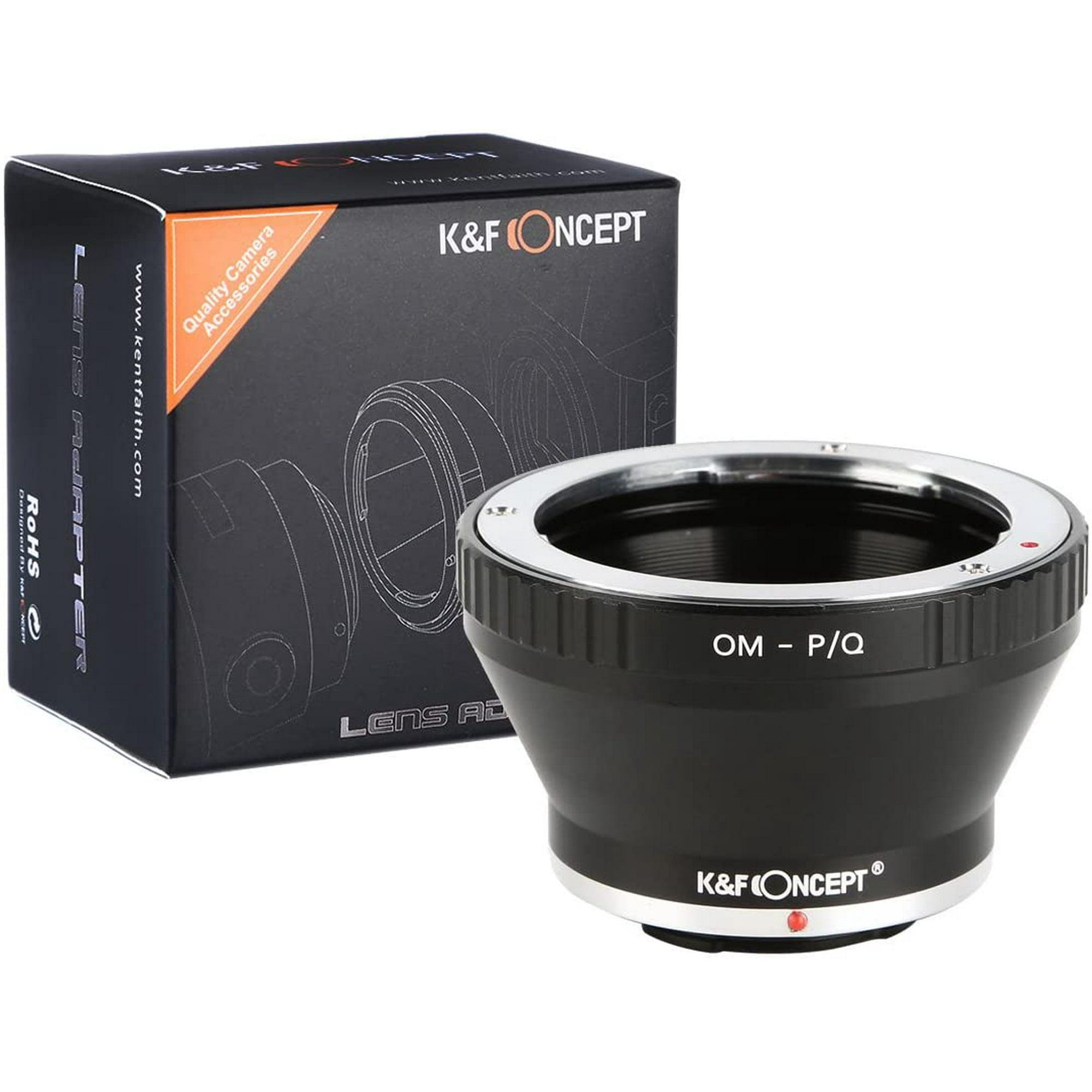 Plannu Lens Mount Adapter for Olympus OM Zuiko Lens to Pentax Q-S1