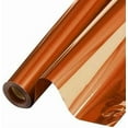 thumbnail image 2 of PMU (2) Gift Wrap Mylar Roll Metallic Orange 2-sided, 24 Inches X 8.3 Ft Roll 1.4 Mil Highly Reflective Mylar Film, Great for Gifts, Birthdays, Christmas, Baskets, Arts & Crafts, 2 of 5