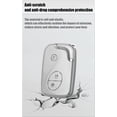 thumbnail image 6 of Key Fob Cover Compatible with Lexus CT200H ES350 Keychain Case Holder Protector,A Black, 6 of 8