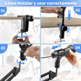 thumbnail image 4 of Soporte Brazo Micrófono Para Streaming Estudio Grabación Xtellar negro, 4 of 4