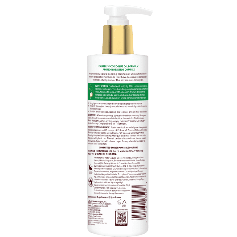 Palmer's Coconut Oil Bonding Conditioning Mask, 12 oz photo 2