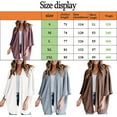 thumbnail image 6 of CoCopeaunt Women's Kimono Open Front Waffle Knit Cardigans Solid Sweater Batwing Sleeve Shawl Collared Soft Slouchy Cloak, 6 of 6