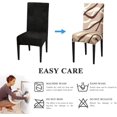 thumbnail image 4 of GHSDFBB Dining Chair Covers Set of 6 Stretch Chair Covers for Dining Room Washable Removable Dining Chair Protector Decoration Chair Slipcover for Kitchen Dining Room,Nest, 4 of 6